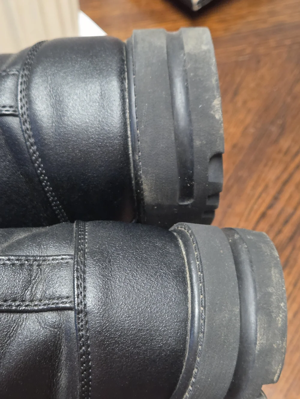 Lugz Slip Resistance Men's Black Lace-Up Work Boots